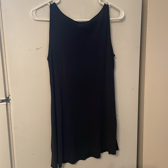 Eileen Fisher 100% Silk XS Oversized Black Tank Top - Picture 5 of 5